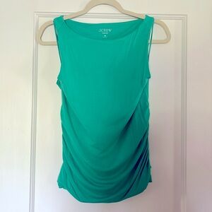 Green tank w rouched sides